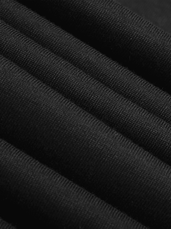 Camiseta de manga corta suelta estampada para hombre-3