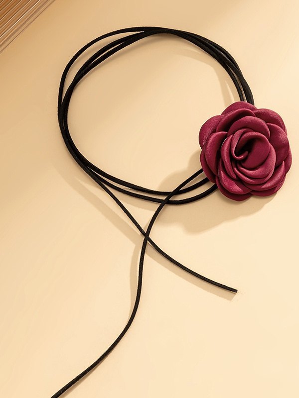 Collar de rosas hecho a mano personalizado-2