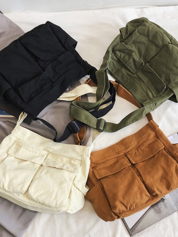 Bolso satchel grande de lona-3