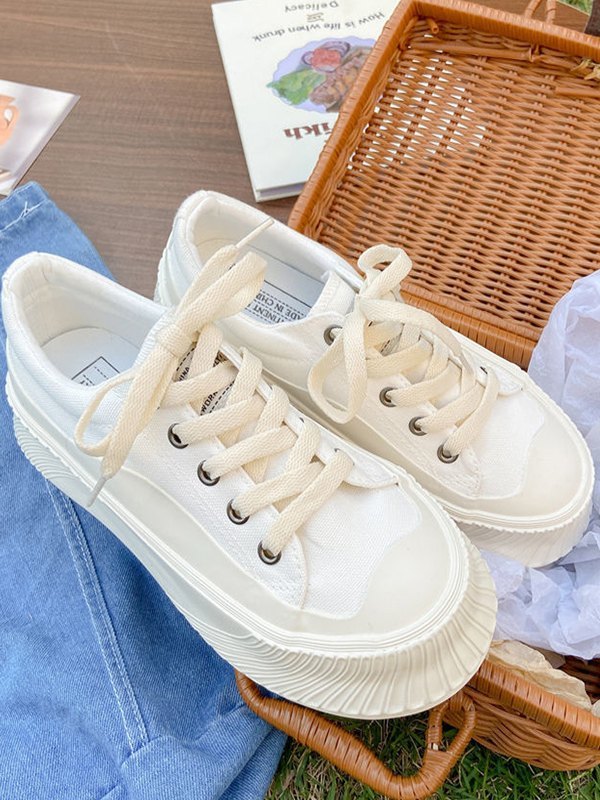 Sneaker alta con suela en contraste-3