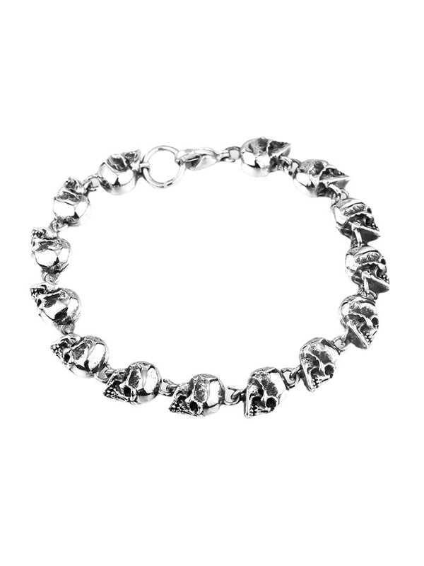Pulsera con diseño de calavera 3D-3